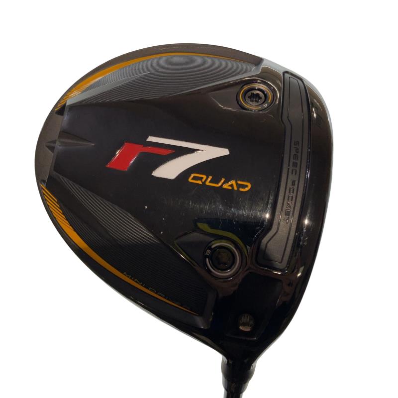 【中古】 テーラーメイド r7quad MINI DRIVER 13.5° ドライバー DR r7QMD Diamana SILVER TM55 (フレックスS) メンズ 男性用 右利き 右用 Bランク ゴルフクラブ