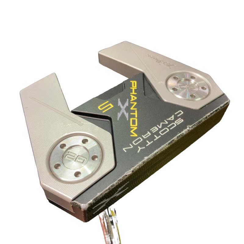 【中古】 タイトリスト SCOTTY CAMERON PHANTOM X 5 33in パター PT スチール写真 (フレックス余分の物) メンズ 成人男性用 右利き 右用 C位置づける ゴルフ野球クラブ