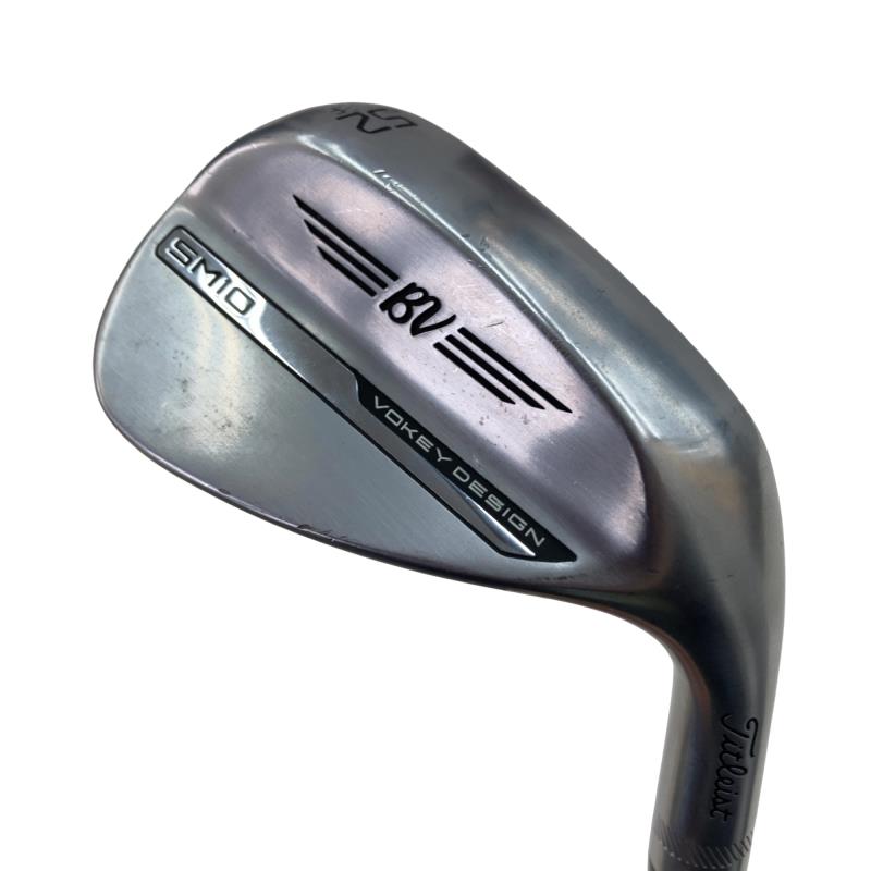 【中古】 タイトリスト VOKEY SPIN MILLED SM10 ツアークロム 52°/08°F ウェッジ WG Dynamic Gold (フレックスS) メンズ 男性用 右利き 右用 Cランク ゴルフクラブ
