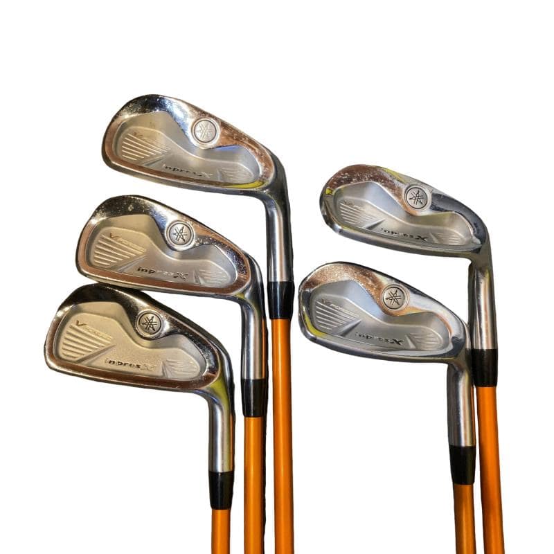 【中古】 ヤマハ inpres X V FORGED(2011) 6S アイアン書き割り IR Tour AD AD-75(DIつづき物色合い) (フレックスS) メンズ 成人男性用 右利き 右用 C序列付ける ゴルフ野球クラブ