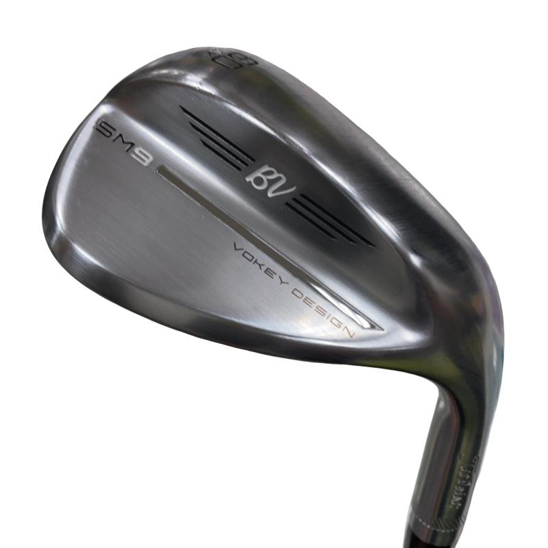 【中古】 タイトリスト VOKEY SPIN MILLED SM9 ツアークロム 60&deg;/14&deg;K ウェッジ WG BV 105 (フレックスその他) メンズ 男性用 右利き 右用 Cランク ゴルフクラブ｜ゴルフパートナー 中古クラブ店