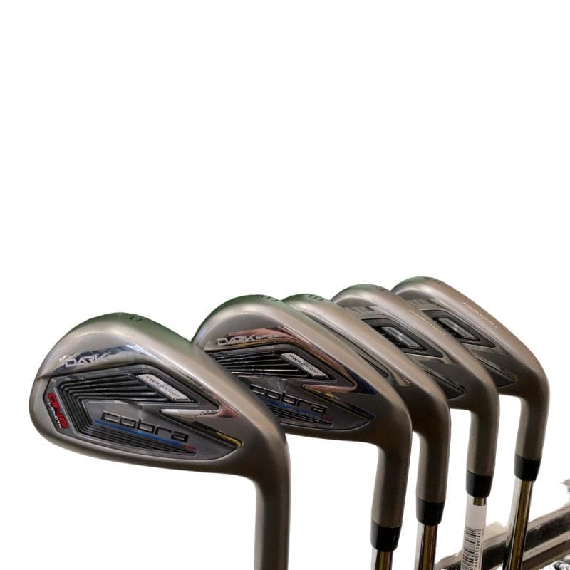 【中古】 コブラ cobra DARKSPEED ONE LENGTH 5S USA アイアンセット IR 純正特注シャフト (フレックスS) メンズ 男性用 右利き 右用 Cランク ゴルフクラブ