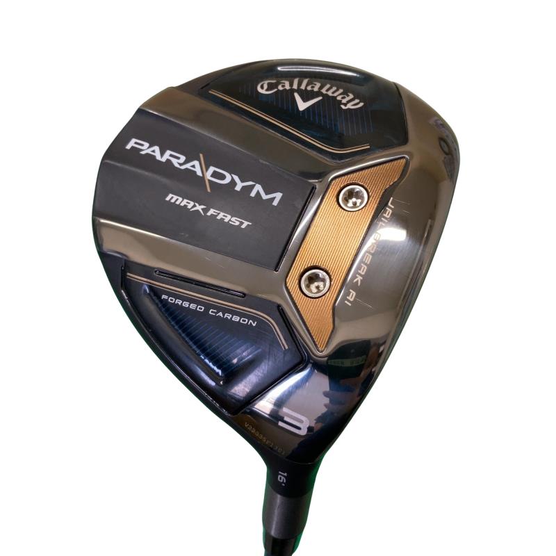 【中古】 キャロウェイ PARADYM MAX FAST 3W フェアウェイウッド FW SPEEDER NX 40 for CW(PARADYM FW) (フレックスSR) メンズ 男性用 右利き 右用 Cランク ゴルフクラブ