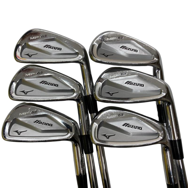 【中古】 ミズノ MP-63 6S アイアンセット IR 純正特注シャフト (フレックスS) メンズ 男性用 右利き 右用 Cランク ゴルフクラブ