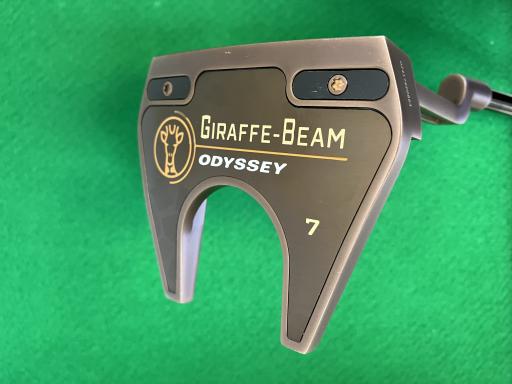 【中古】 オデッセイ GIRAFFE-BEAM #7 34インチ パター PT STROKE LAB 90 スチール (フレックスその他) メンズ 男性用 右利き 右用 Bランク ゴルフクラブ