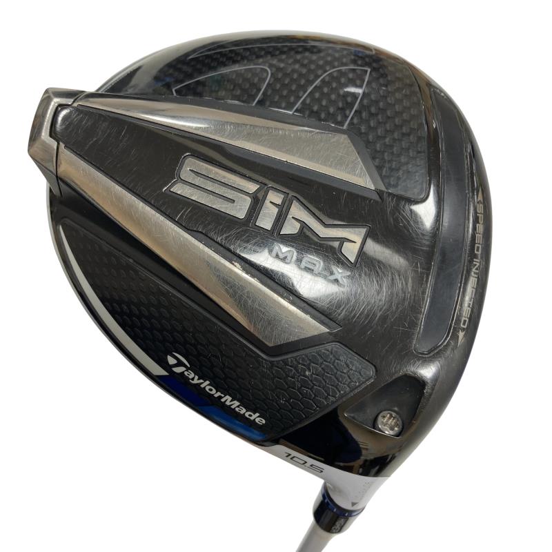 【中古】 テーラーメイド SIM MAX 10.5° ドライバー DR リシャフト (フレックスその他) メンズ 男性用 右利き 右用 Cランク ゴルフクラブ