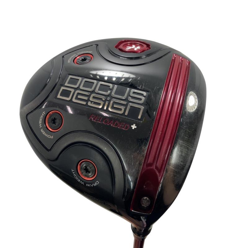 【中古】 DOCUS DOCUS DESIGN RELOADED+(黒いこと) 1W １番ウッド DR DOCUS TRINITY (フレックスR) メンズ 成人男性用 右利き 右用 C位置づける ゴルフ野球クラブ