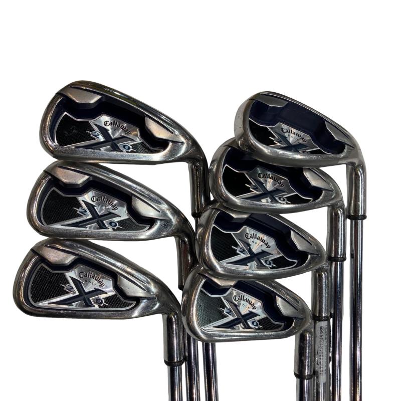 【中古】 キャロウェイ X・20(新溝其れ相応) 8S USA アイアン書き割り IR Callaway Golf Steel (フレックスUNI) メンズ 成人男性用 右利き 右用 C位置づける ゴルフ野球クラブ
