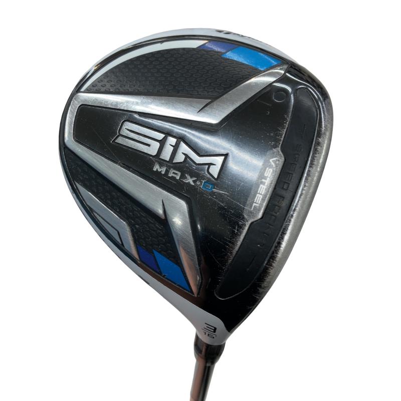 【中古】 テーラーメイド SIM MAX-D 3W フェアウェイウッド FW TENSEI BLUE TM50(FW) (フレックスS) メンズ 男性用 右利き 右用 Cランク ゴルフクラブ