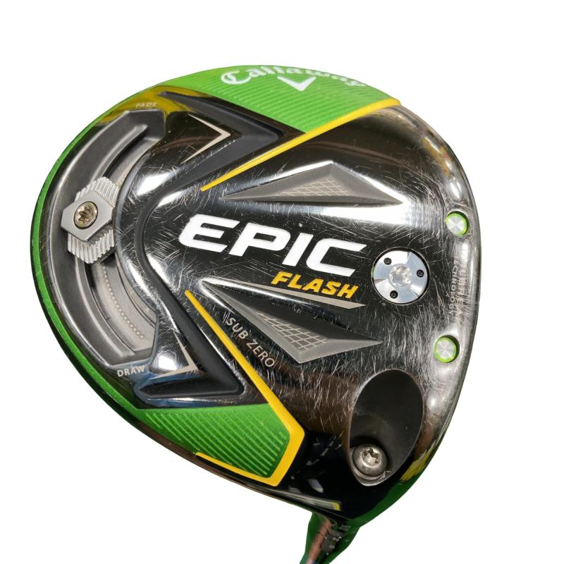 【中古】 キャロウェイ EPIC FLASH SUBZERO  9° １番ウッド DR Speeder 661 EVOLUTION V (フレックスS) メンズ 成人男性用 右利き 右用 C価値づける ゴルフ野球クラブ