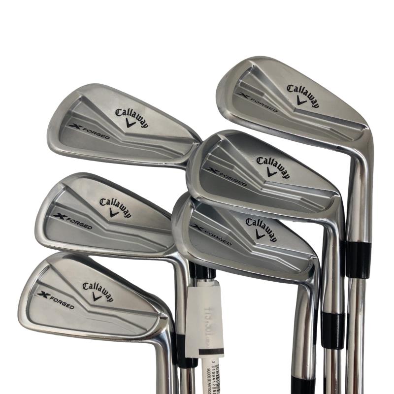 【中古】 キャロウェイ X FORGED(2024) 6S アイアンセット IR Dynamic Gold MID 115 (フレックスS) メンズ 男性用 右利き 右用 Cランク ゴルフクラブ