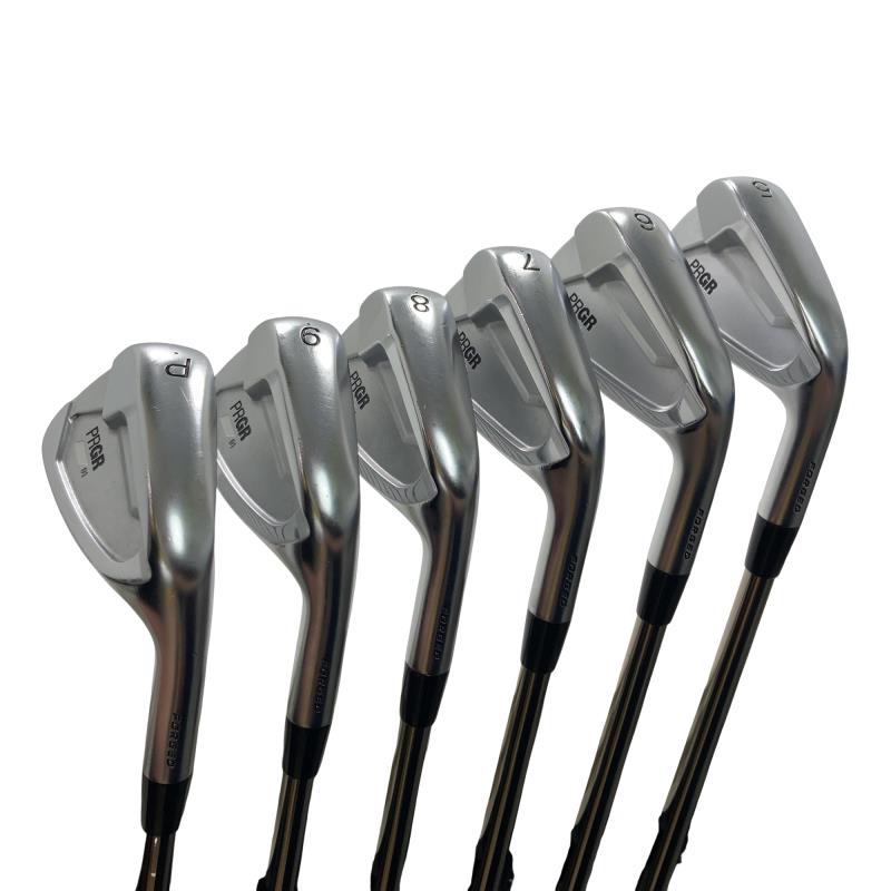 【中古】 労働者階級歯車 PRGR 01(2023) 7S アイアン仕掛ける IR リシャフト (フレックス余分の物) メンズ 成人男性用 右利き 右用 C価値づける ゴルフ野球クラブ