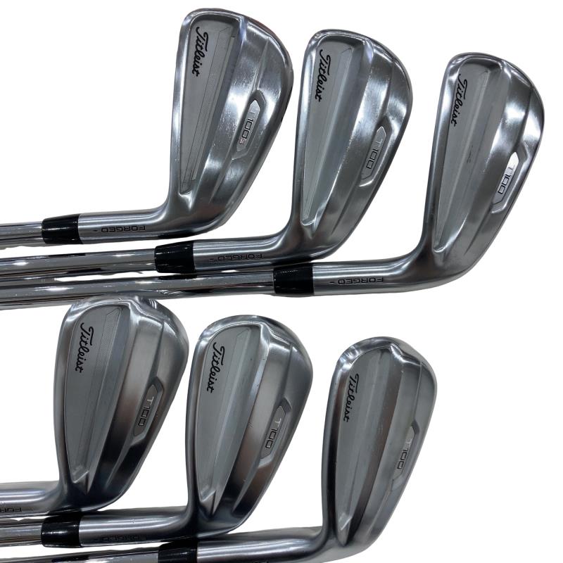 【中古】 タイトリスト Titleist T100(2021) 7S アイアン仕掛ける IR NS PRO MODUS3 TOUR115 (フレックスS) メンズ 成人男性用 右利き 右用 C価値づける ゴルフ野球クラブ
