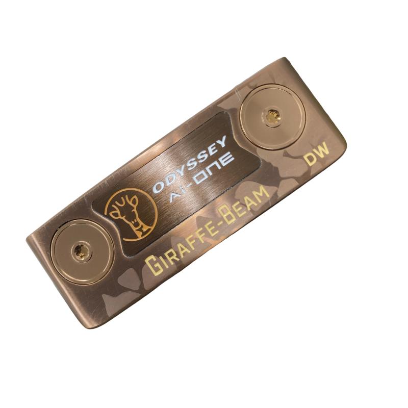 【中古】 オデッセイ GIRAFFE-BEAM DOUBLE WIDE 34in パター PT STROKE LAB 90 スチール写真 (フレックス余分の物) メンズ 成人男性用 右利き 右用 C序列付ける ゴルフ野球クラブ