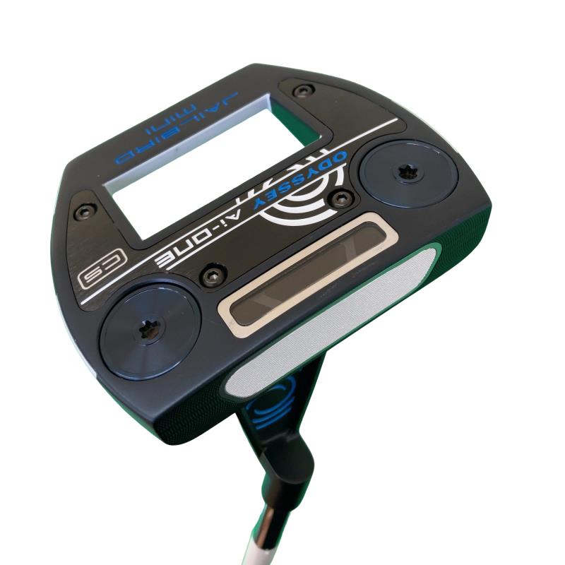 【中古】 オデッセイ Ai-ONE TRI-BEAM JAILBIRD MINI CS 33in パター PT STROKE LAB 90 スチール写真 (フレックス余分の物) メンズ 成人男性用 右利き 右用 B位置づける ゴルフ野球クラブ