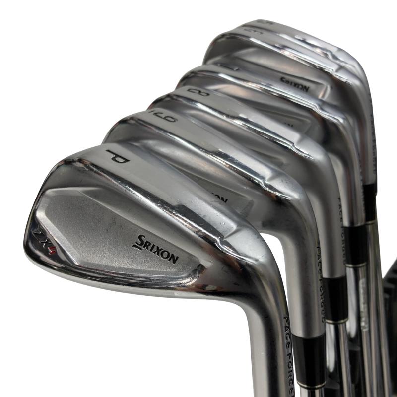【中古】 ダンロップ SRIXON ZX4 6S アイアン仕掛ける IR NS PRO ZELOS 8 (フレックスS) メンズ 成人男性用 右利き 右用 C価値づける ゴルフ野球クラブ