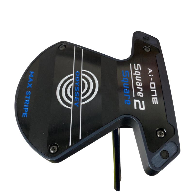 【中古】 オデッセイ Ai-ONE SQUARE 2 SQUARE MAX STRIPE 33インチ パター PT STROKE LAB 90 スチール (フレックスその他) メンズ 男性用 右利き 右用 Bランク ゴルフクラブ