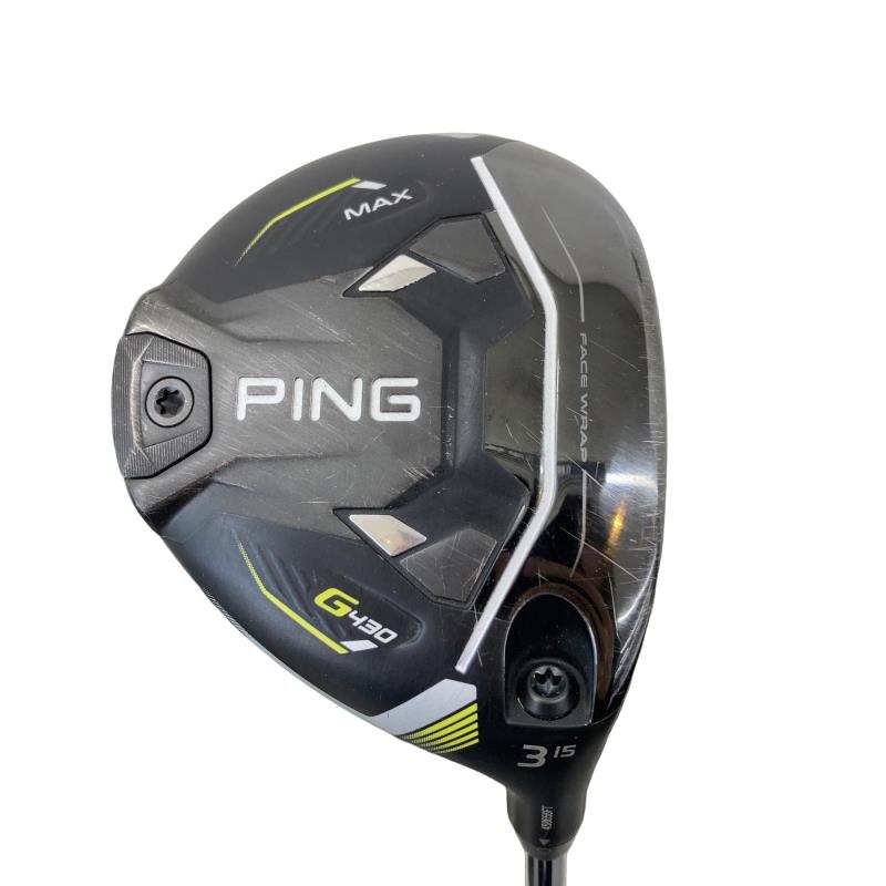 【中古】 ピン G430 MAX 3W フェアウェイウッド FW 純正特注シャフト (フレックスS) メンズ 男性用 右利き 右用 Cランク ゴルフクラブ