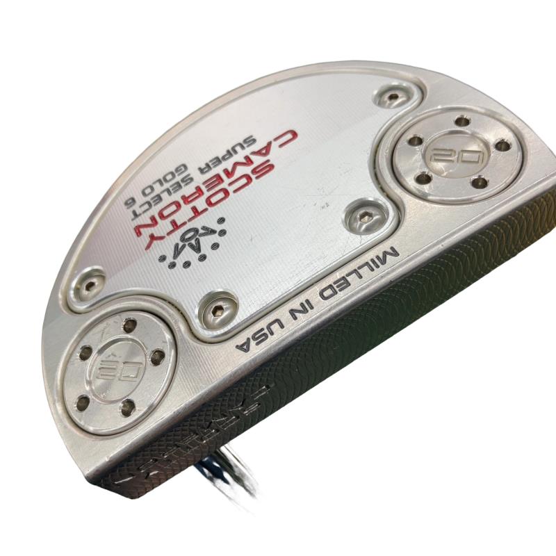 【中古】 タイトリスト SCOTTY CAMERON SUPER SELECT GOLO 6 33in パター PT スチール写真 (フレックス余分の物) メンズ 成人男性用 右利き 右用 C位置づける ゴルフ野球クラブ