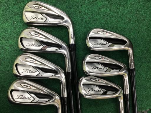 【中古】 タイトリスト Titleist AP1 718 8S アイアン仕掛ける IR 完全無欠特注立て坑 (フレックスS) メンズ 成人男性用 右利き 右用 C序列付ける ゴルフ野球クラブ