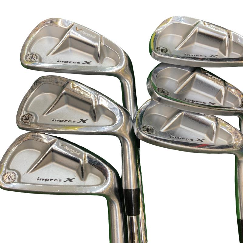 【中古】 ヤマハ inpres X V FORGED(2009) 6S アイアン書き割り IR NS PRO 950GH (フレックスS) メンズ 成人男性用 右利き 右用 D序列付ける ゴルフ野球クラブ