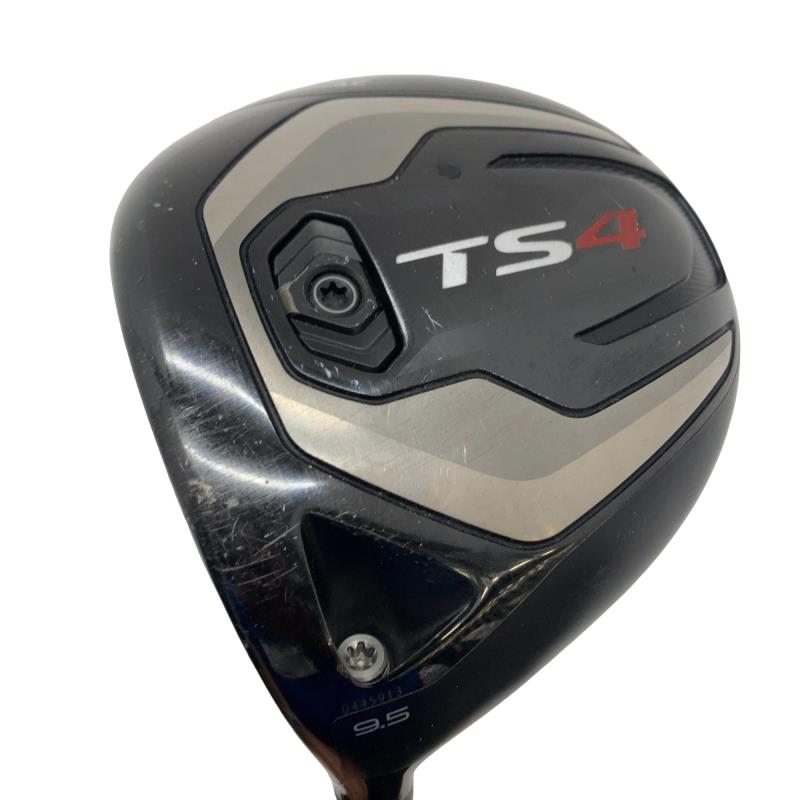 【中古】 タイトリスト TS4  9.5° レフティ USA １番ウッド DR PROJECT X Even Flow T1100 WHITE 65 (フレックスS) メンズ 成人男性用 左ぎっちょ レフティ 左用 C序列付ける ゴルフ野球クラブ