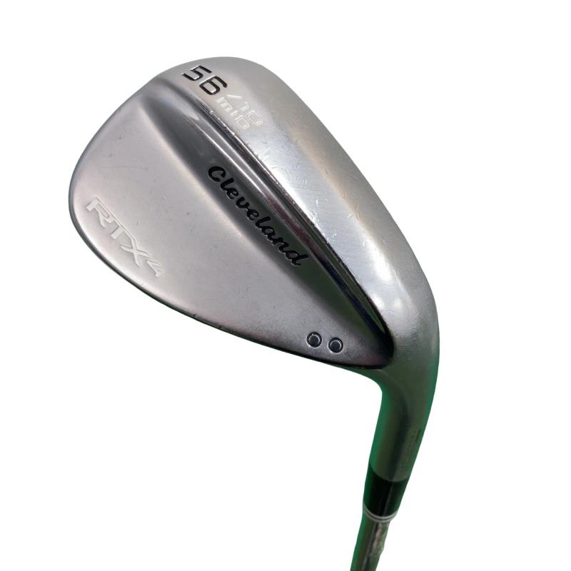 【中古】 クリーブランド Cleveland RTX-4 ツアーサテン 56°/10° MID ウェッジ WG Dynamic Gold (フレックスS) メンズ 男性用 右利き 右用 Cランク ゴルフクラブ