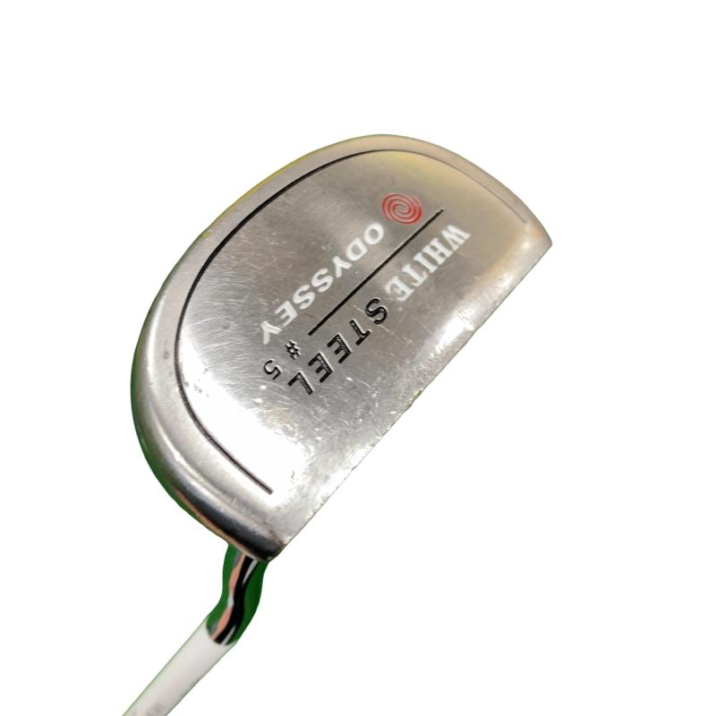【中古】 オデッセイ WHITE STEEL #5 34in パター PT スチール写真 (フレックス余分の物) メンズ 成人男性用 右利き 右用 C価値づける ゴルフ野球クラブ