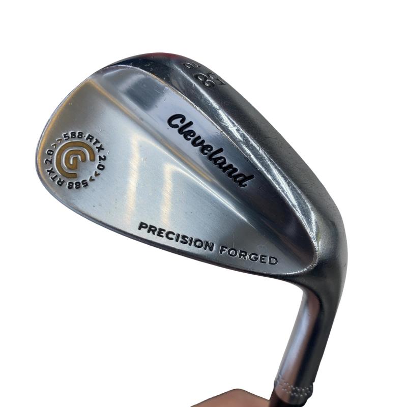 【中古】 クリーブランド Cleveland 588 RTX 2.0 PRECISION FORGED 58°/10° ウェッジ WG 純正特注シャフト (フレックスS) メンズ 男性用 右利き 右用 Cランク ゴルフクラブ