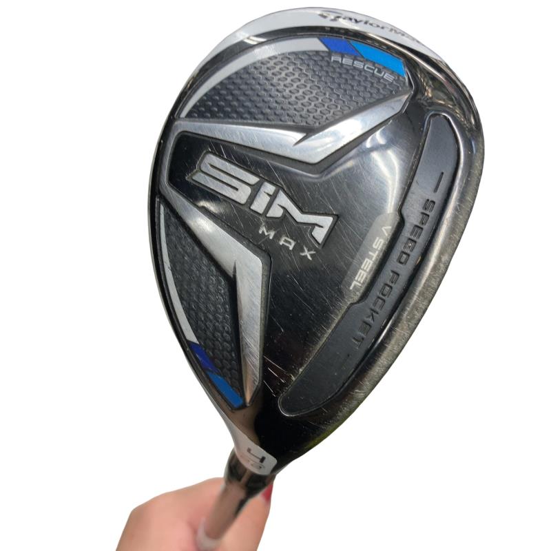 【中古】 仕立て屋お手伝いさん SIM MAX U4 ありがた味 UT TENSEI BLUE TM60(UT) (フレックスS) メンズ 成人男性用 右利き 右用 C位置づける ゴルフ野球クラブ