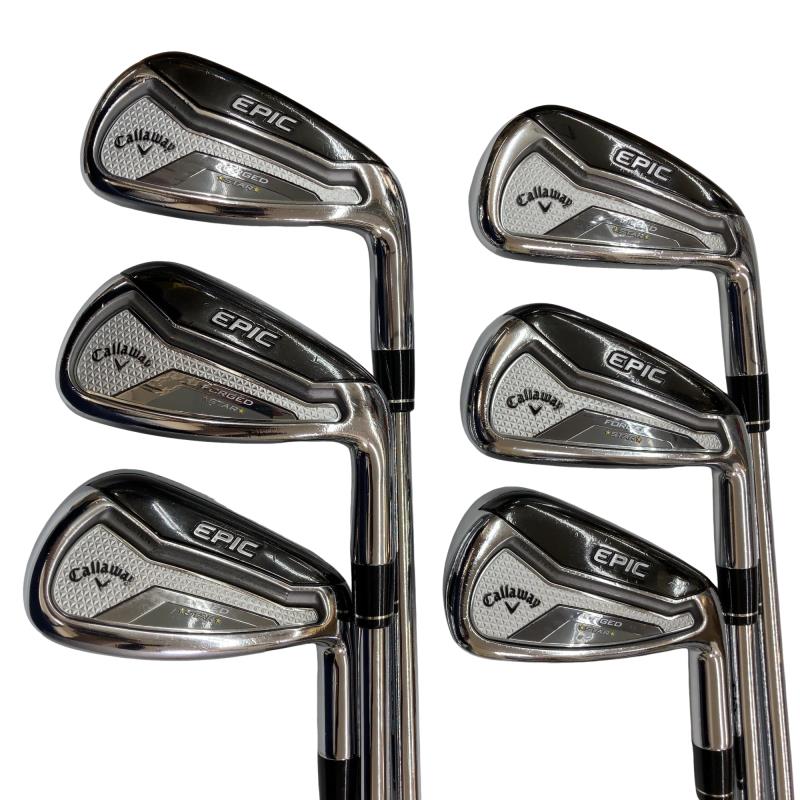 【中古】 キャロウェイ EPIC FORGED STAR 7S アイアンセット IR NS PRO ZELOS 7 (フレックスS) メンズ 男性用 右利き 右用 Cランク ゴルフクラブ