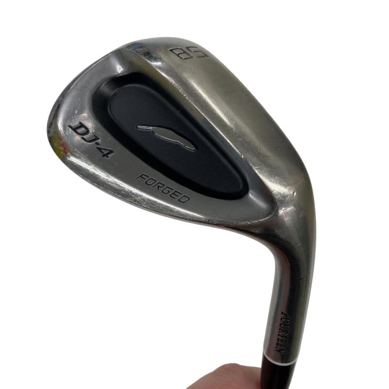 【中古】 フォーティーン DJ-4 ライトブラック 58° ウェッジ WG DS-91w (フレックスその他) メンズ 男性用 右利き 右用 Cランク ゴルフクラブ