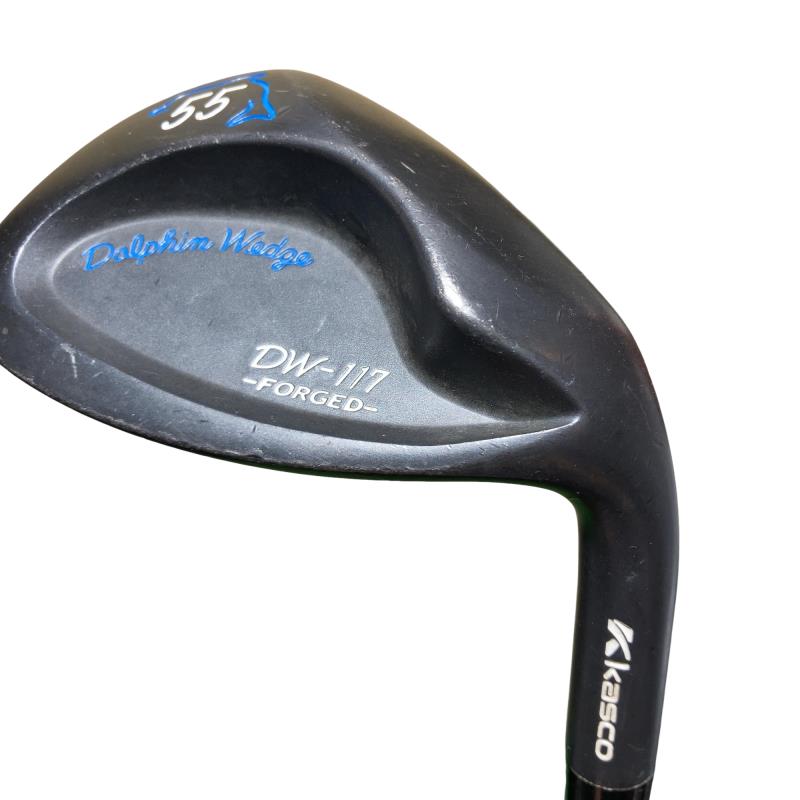 【中古】 キャスコ Dolphin wedge DW-117 FORGED 55° ウェッジ WG KBS TOUR 90 (フレックスS) メンズ 成人男性用 右利き 右用 C位置づける ゴルフ野球クラブ