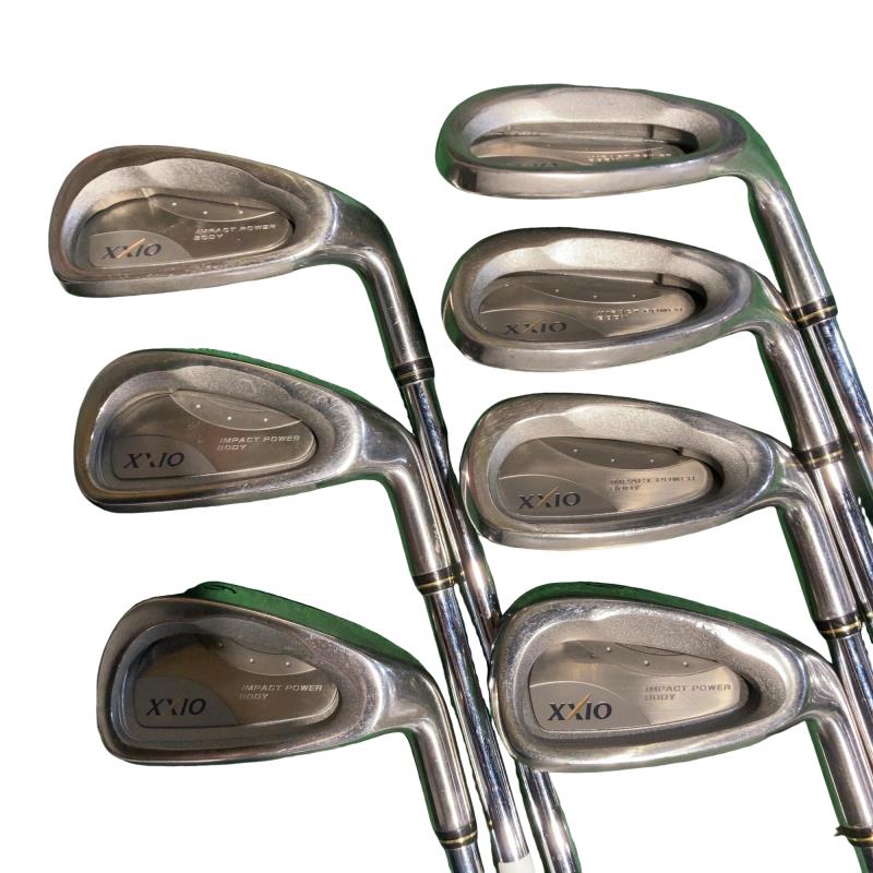 【中古】 ダンロップ XXIO(2004)  8S アイアン書き割り IR NS PRO 890GH for XXIO (フレックスR) メンズ 成人男性用 右利き 右用 C位置づける ゴルフ野球クラブ