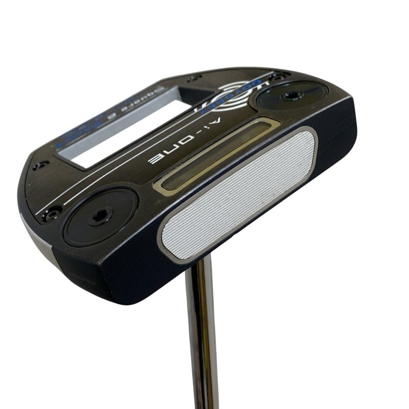 【中古】 オデッセイ Ai-ONE SQUARE 2 SQUARE JAILBIRD 34in パター PT STROKE LAB 90 スチール写真 (フレックス余分の物) メンズ 成人男性用 右利き 右用 D序列付ける ゴルフ野球クラブ