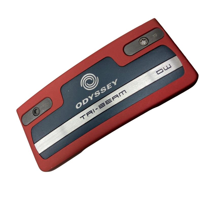 【中古】 オデッセイ TRI-BEAM RED DOUBLE WIDE 34in パター PT STROKE LAB(2023) (フレックス余分の物) メンズ 成人男性用 右利き 右用 B序列付ける ゴルフ野球クラブ