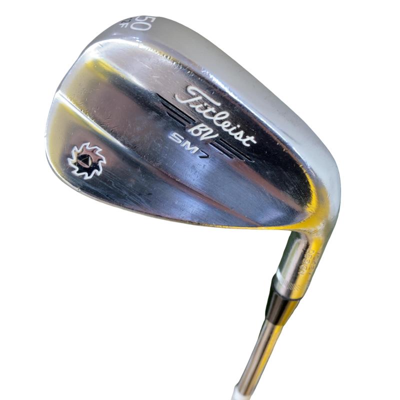 【中古】 タイトリスト VOKEY SPIN MILLED SM7 ツアークロム 50°/12°F ウェッジ WG NS PRO 950GH (フレックスS) メンズ 男性用 右利き 右用 Cランク ゴルフクラブ