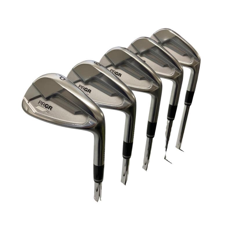 【中古】 プロギア PRGR 01(2023) 5S アイアンセット IR 純正特注シャフト (フレックスその他) メンズ 男性用 右利き 右用 Cランク ゴルフクラブ