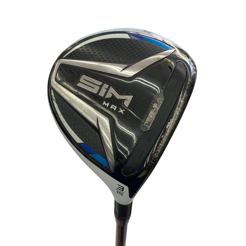 【中古】 テーラーメイド SIM MAX 3W フェアウェイウッド FW リシャフト (フレックスその他) メンズ 男性用 右利き 右用 Cランク ゴルフクラブ