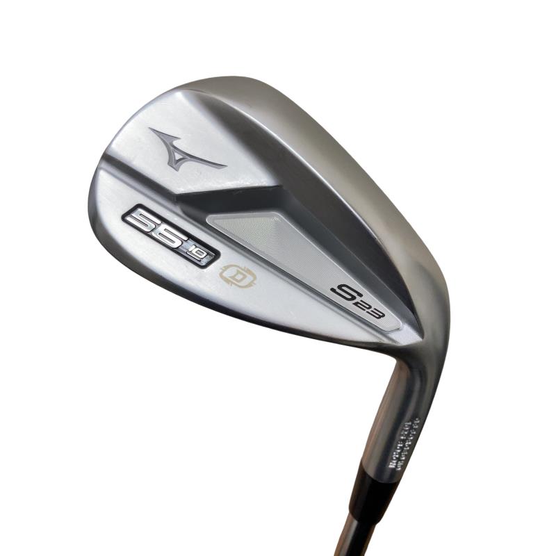 【中古】 ミズノ Mizuno S23(ホワイトサテン) 56°/10°D ウェッジ WG 純正特注シャフト (フレックスS) メンズ 男性用 右利き 右用 Cランク ゴルフクラブ