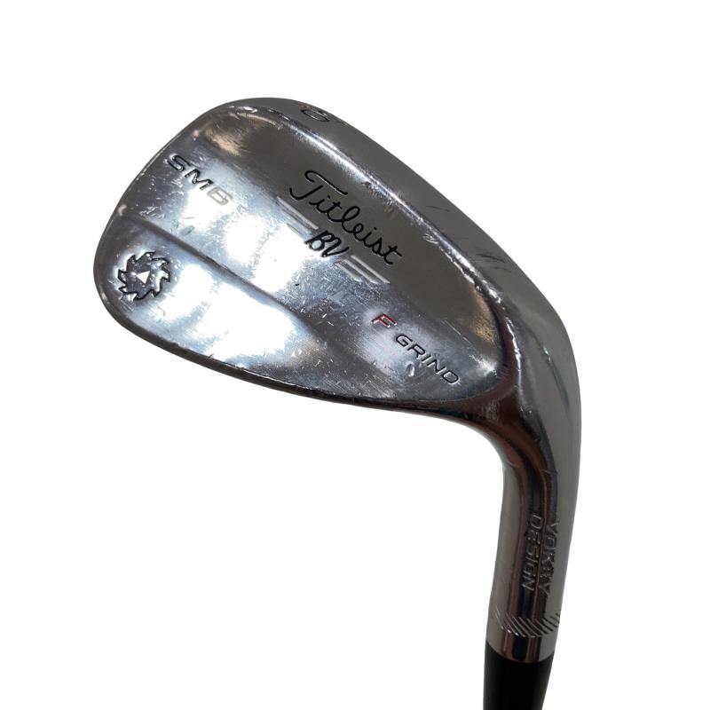 【中古】 タイトリスト VOKEY SPIN MILLED SM6 ツアークロム 50°/12°F ウェッジ WG Dynamic Gold (フレックスS) メンズ 男性用 右利き 右用 Dランク ゴルフクラブ