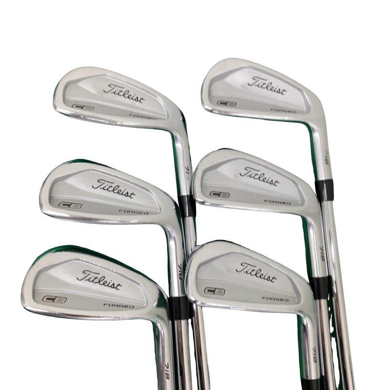 【中古】 タイトリスト Titleist CB 718 6S アイアン仕掛ける IR リシャフト (フレックス余分の物) メンズ 成人男性用 右利き 右用 C序列付ける ゴルフ野球クラブ