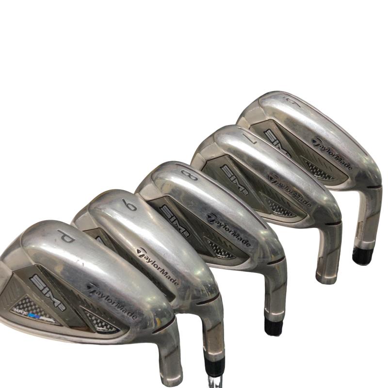 【中古】 テーラーメイド SIM2 MAX 5S アイアンセット IR KBS MAX MT85 JP (フレックスS) メンズ 男性用 右利き 右用 Cランク ゴルフクラブ