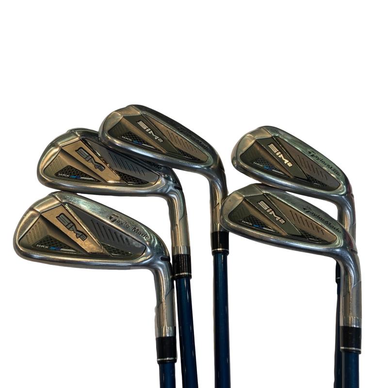 【中古】 仕立て屋お手伝いさん SIM2 MAX  5S アイアン書き割り IR TENSEI BLUE TM60(SIM2 IR) (フレックスR) メンズ 成人男性用 右利き 右用 C序列付ける ゴルフ野球クラブ