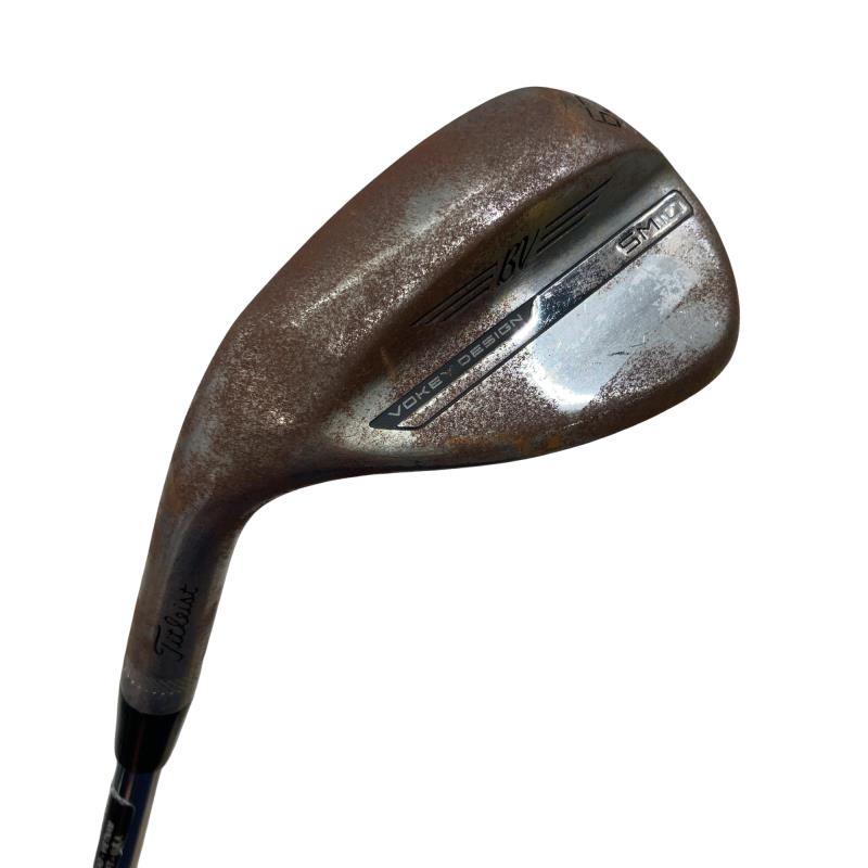 【中古】 タイトリスト VOKEY SPIN MILLED SM10 ニッケル 62°/08°M レフティ USA ウェッジ WG 純正特注シャフト (フレックスS) メンズ 男性用 左利き レフティ 左用 Cランク ゴルフクラブ