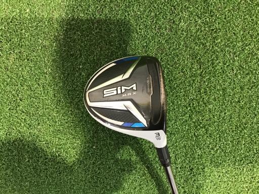 【中古】 テーラーメイド SIM MAX 3W フェアウェイウッド FW 純正特注シャフト (フレックスSR) メンズ 男性用 右利き 右用 Cランク ゴルフクラブ