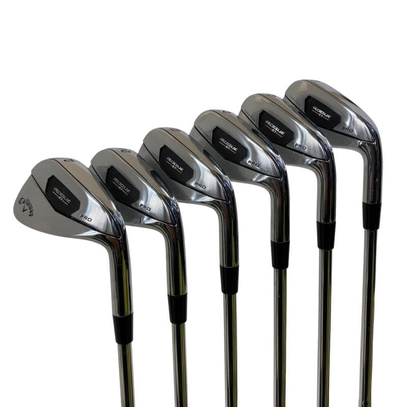【中古】 キャロウェイ ROGUE ST PRO 6S アイアンセット IR Dynamic Gold 105 (フレックスS) メンズ 男性用 右利き 右用 Cランク ゴルフクラブ