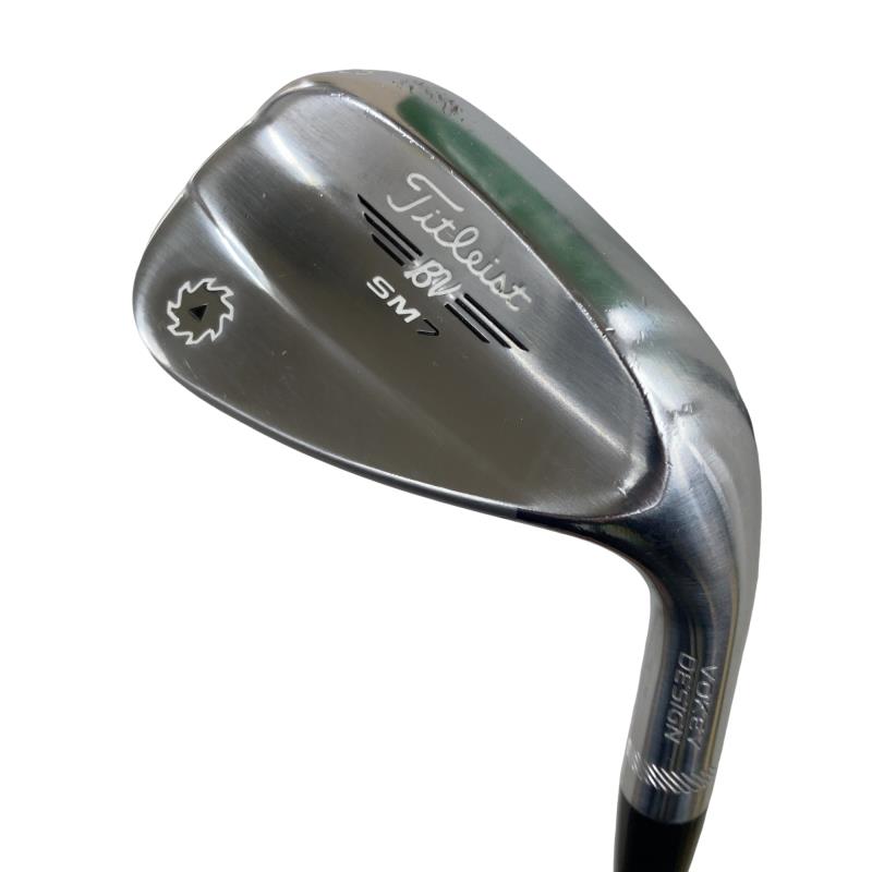 【中古】 タイトリスト VOKEY SPIN MILLED SM7 ツアークロム 50°/12°F ウェッジ WG 純正特注シャフト (フレックスR) メンズ 男性用 右利き 右用 Cランク ゴルフクラブ