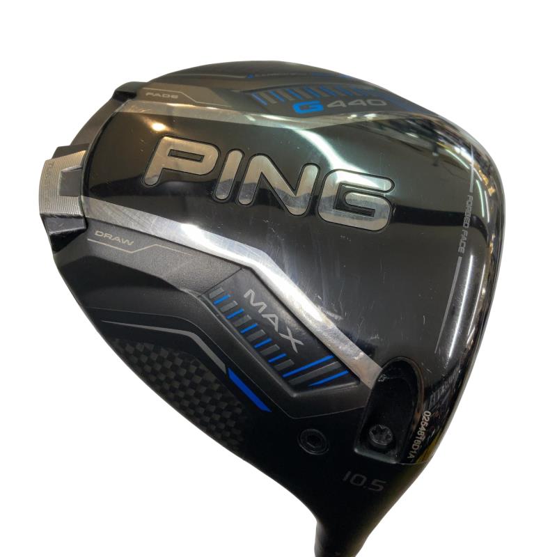 【中古】 ピン G440 MAX 10.5° １番ウッド DR PING TOUR 2.0 CHROME 65(DR) (フレックスS) メンズ 成人男性用 右利き 右用 C序列付ける ゴルフ野球クラブ