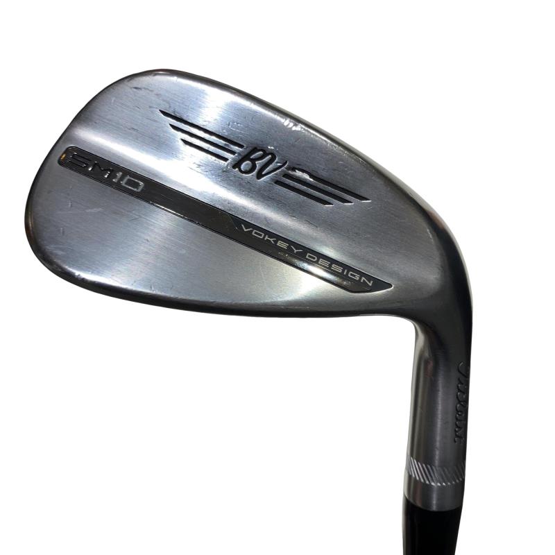 【中古】 タイトリスト VOKEY SPIN MILLED SM10 ツアークロム 48°/10°F ウェッジ WG Dynamic Gold (フレックスS) メンズ 男性用 右利き 右用 Cランク ゴルフクラブ